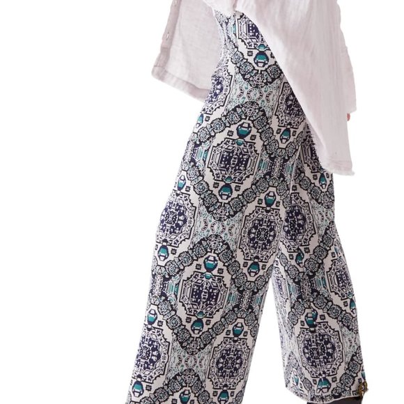 SOLD - Free People Sun In The West Pants XS Ecru - Picture 2 of 9